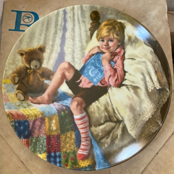 Bradford Exchange 1984 “Diddle Diddle Dumpling” Collectible Plate